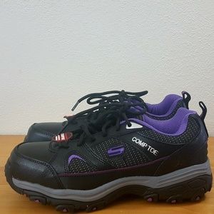 Skechers Work Sneakers Slip Resistant Comp Toe 6W